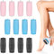 Callus Remover Replacement Rollers, Extra Coarse Mineral, Diamond Particles, 12-Pack, 3 Roughness Levels