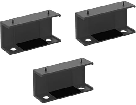 Under Desk Laptop Mount - Space Saving Storage Stand | ABS Nonslip Wall Mount Stand for Laptops Modems Routers Smart TV Boxes | Includes