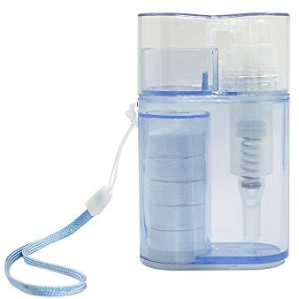 GLOYY Lot de 5 distributeurs de serviettes souples compressées/étui de transport pour la maison, la beauté, le camping, les accessoires d'extérieur (22,4 x 24,1 cm)