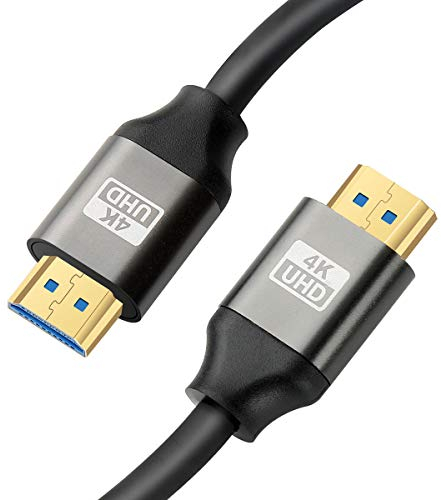 Aievrgad 4K HDMI Cable 5m, HDMI 2.0 Cable/lead, Ultra hdmi to hdmi cord high speed 18gbps, 4K@60Hz, ARC, gold-plated for TV/PS4 3D, Ethernet,Video return,UHD 2160p,HD 1080p,21:9,4:4:4,5meter, grey