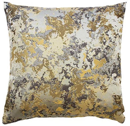 Home fashion KISSENHÜLLE DEKOSTOFF JACQUARDGEM. Kiran, Polyester, Gold, 50 X 50 cm, 12