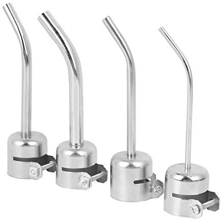 Walfront Heißluftpistolen Düse Extended Elbow Düse Universal Schweißlötzubehör Aluminiumlegierung für 850 850A 852 852D 852D + 950 Heißluftpistole