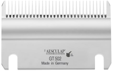 Kerbl GT502 Untermesser für Aesculap Schermesser Econom, 31 Zähne, 3mm Schnittlänge, 100 Stück