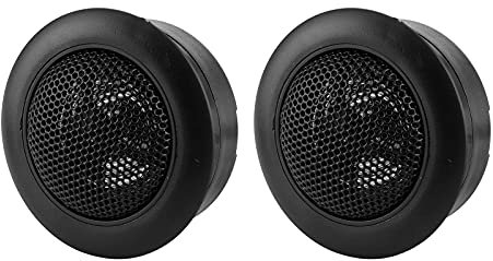 Qiilu 2Pcs Altavoces de Coche Tweeter 120W Reproductor música o pequeño Universal Alta Potencia 2500~25000Hz K9m393 Altavoz Coche Twitter Coche Echo Auto Alexa Coche 2024