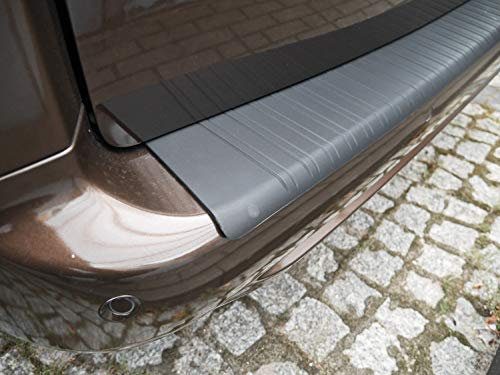 CHROMEMASTER | Ladekantenschutz Stoßstangenschutz Kompatibel mit Citroen Berlingo 2018- ; Polyurethan, Matt-schwarz; Unsere Lackschutzleiste Sichert den Heckstoßfänger vor Kratzern Und Beschädigung ab