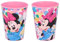 Lot de 2 gobelets en plastique sans BPA, 260 ml, cadeau pour enfants, motif Minnie