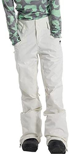 Burton Damen Marcy High Rise Stretch Pants, Stout White, Größe M