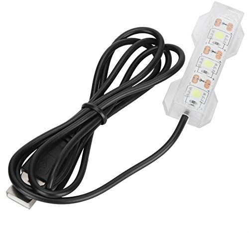 Joyzan Petite Lumière D'aquarium, Lampe à Clip Rampe LED L'aquarium de Plante Lampe D'éclairage en Plastique Lumineuse pour Décorations Marines D'eau Jardin Aquatique D'intérieur Réservoir Poissons