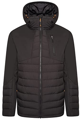 JCB - Trade Black Hybrid Padded Jacket - Jacket For Men - Men's Outerwear Jackets - Mens Workwear - Mens Clothes