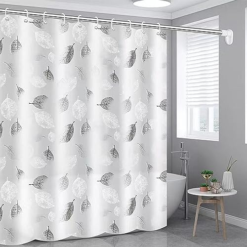 Helweet Rideau de Douche, Rideau de Baignoire, Anti Moisissure, Imperméable, pour Salle de Bain, 180 X 200cm