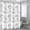 Helweet Rideau de Douche, Rideau de Baignoire, Anti Moisissure, Imperméable, pour Salle de Bain, 180 X 200cm