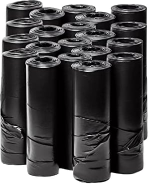 Aspect Black Bin Bags 400 Count Heavy Duty for Household Garbage Capacity 75L–Strong Black Refuse Sacks–Bin Liners for Everyday use, Office, Kitchen, Restaurant–Rubbish Garbage Bags(72x85cm)