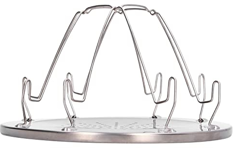Zusammenklappbarer Camping-Toaster, Edelstahl-Camping-Toaster-Gestell, Tragbarer Camp-Bräter-Grillrost, 4-Scheiben-Toaster-Tablett, Camping-Toaster-Halter für Grillparty, Picknick Im Freien