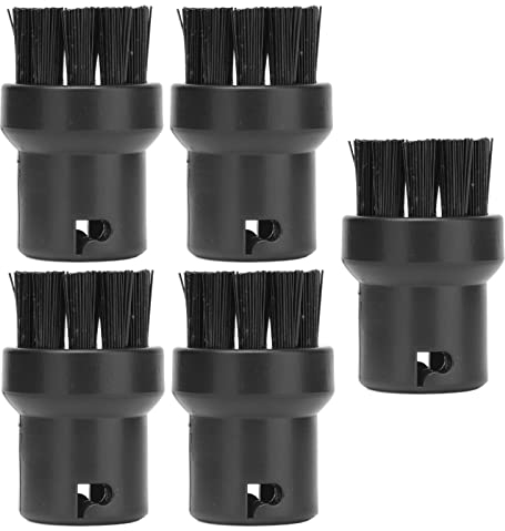 AUNMAS Accessoires de Brosse pour Nettoyeurs Vapeur Karcher SC1 SC2 SC3 SC4 SC5, 5 Accessoires de Remplacement pour Nettoyeur Vapeur Brosse Moteur Vapeur