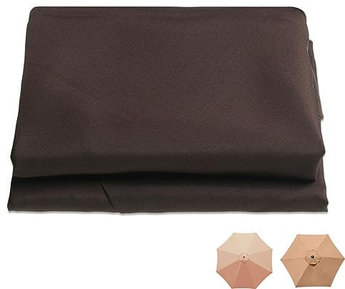 Parasol de jardin 2.7m parasol de jardin extérieur table de jardin parasol de jardin / toit (seulement toit ouvrant vert foncé, rouge, beige, bleu foncé, Kaki, vin rouge, bleu clair, café) ( Color : C