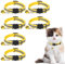Guittly Katzenhalsband 6 Stück Reflektierend Katzenhalsbänder, Gelb Verstellbar Katzen Halsbänder mit Glocke und Sicherheitsverschluss für Kitten, Kleine Katze (Gelb, 6Stück)
