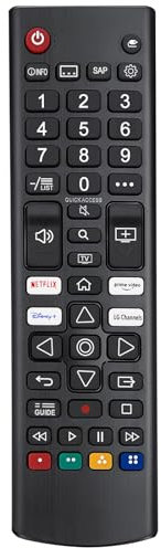 Universal Remote for LG TV Remote Control (All Models) Compatible with All LG LED OLED LCD Webos 4K 8K UHD HDTV HDR Smart TV with Prime Video, Disney Plus, Netflix, LG Channels Button