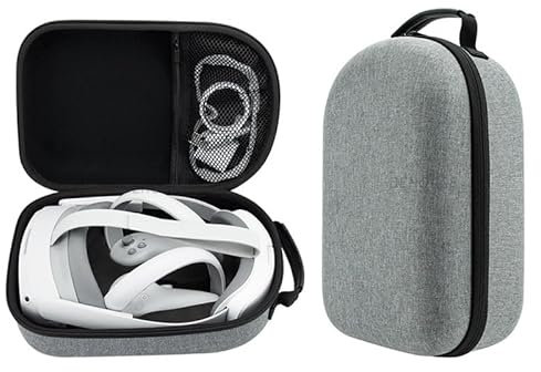 JLANDA VR Accessories for Pico 4 VR Headset Travel Carrying Case for Pico 4 Protective Bag Hard Storage Box for Travel