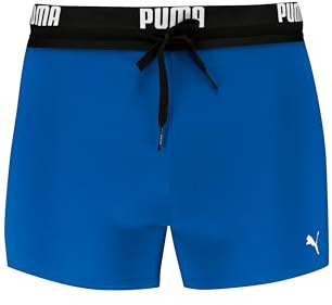 Puma Herren Logo Swim Trunks, Vivid Blue, L EU