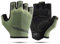 ROCKBROS Fahrradhandschuhe Radhandschuhe Herren Damen Halbfinger rutschfeste Stoßdämpfende Handschuhe Sommer für Mountainbike Rennrad Grün S