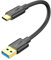 SUNGUY Cable USB C Corto, 10cm 10Gbps Cable USB C Carga Rapida para iPhone 16/15 Pro Plus Max, Android Auto, Galaxy S22/S23 ultra, Huawei P20/50 Pro, Google Pixel 8/8 Pro, MacBook Pro