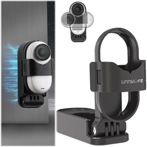 Honbobo Magnetische Halterung für Insta360 GO 3S/Insta360 GO 3, Zubehör Magnet Tischständer Faltbarer 360° drehbare Halterung Schnellspann-Halterung für Insta360 GO 3S/Insta360 GO 3