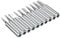 Dzxin Soldering Iron Tips, 10 Pcs 900M Soldering Iron Tips Lead Free Premium Soldering Tips, Compatible with HAKKO, Atten, Quick, Aoyue, Yihua, Vastar, and Major (Silver)