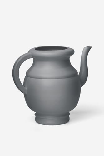 Round Watering Jug for Toilets Grey