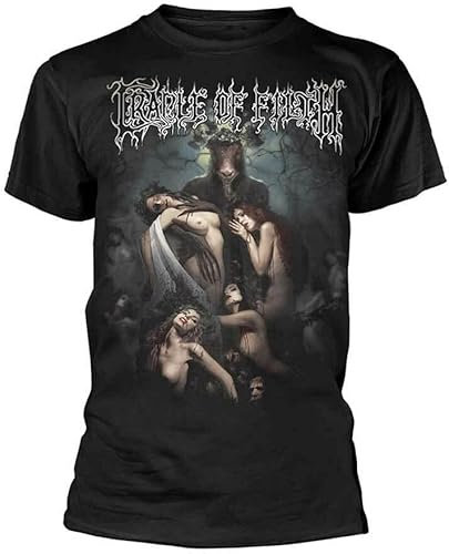 NNCKPYSOU Cradle of Filth 'Hammer of The Witches' T Shirt - New Black