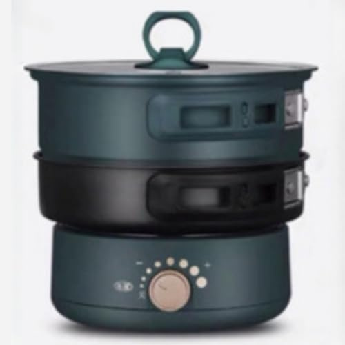 Electric hotpot, 1.6-litre electric cooking pot, compact and portable multi-function design. Ideal for cooking pasta, noodles, eggs, and soups. Features dry-boil protection.