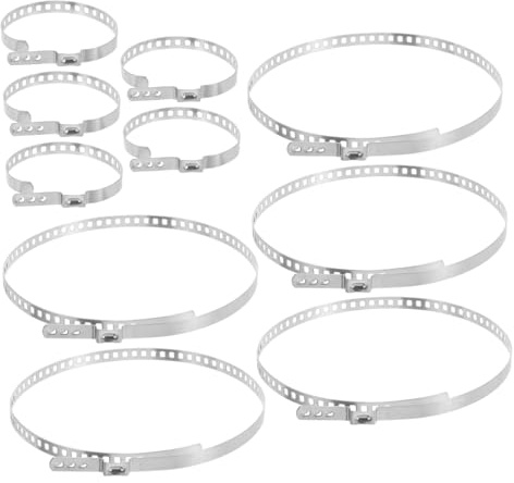 Gogogmee 5 paires Kit Pinces Serre-joint Réglables Acier Inoxydable Collier de Serrage pour Soufflet Essieu Automobile Protection Anti-poussière pour Usages Domestiques et Professionnels