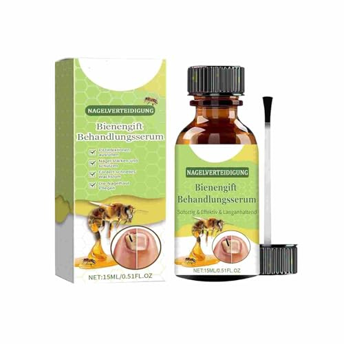 Bienengift Nagelserum stärkt und befeuchtet dünne Nägel Reparatur und Nagelwachstum 15ml