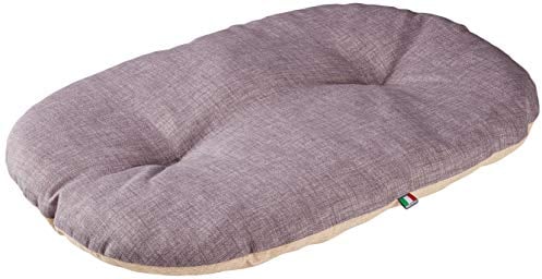 Kerbl Liegekissen Loneta (Farbe Beige/Grau, L x B x H 82 x 57 x 8 cm, Hundekissen, beidseitig verwendbar) 80356