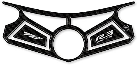 labelbike 3D Motorcycle Fork Plate Sticker compatible with YAMAHA | YZF R3 2015-2018, Steering Resin Protection, Anti-scratch, Decoration