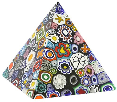 Murano Millefiori Pyramide