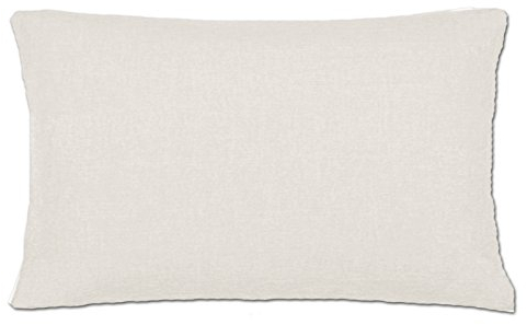 JEMIDI 2x Kissenbezug Kissenhülle 40x60 cm - 2er Set Kissen Bezüge Kissenhüllen im Leinenlook - Doppelpack Kissen Bezug Hülle - versch. Farben