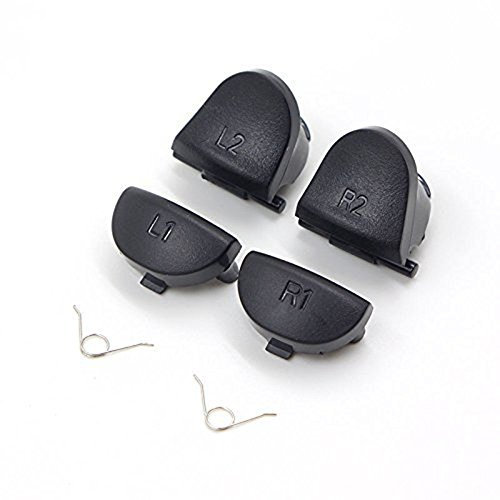 Boutons de déclenchement L1 R1 L2 R2 et ressort pour Sony Play Station 4 PS4 pour manettes Dualshock 4 Pièces de rechange