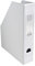 Exacompta- Réf. 90157E - Lot de 10 porte-revues en carton extra rigide recouvert de plastique, livrés à plat - Dos de 7 cm - Dimensions 23 x 31 cm - pour documents au format A4 - Coloris blanc