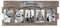 Stonebriar Clip Collage-Bilderrahmen, Brown, 26 x 11