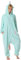 corimori 1852 Jade das Einhorn Damen Herren Onesie Jumpsuit Anzug Einteiler Kostüm Verkleidung Gr. 150-160cm, Türkis