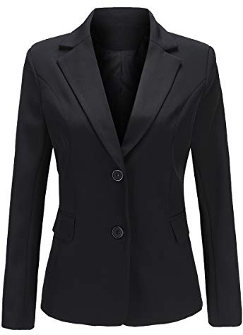 YYNUDA Tuta da donna a maniche lunghe casual da lavoro formale giacca slim fit elegante giacca slim fit