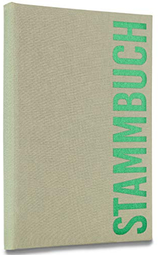 Hochzeitideal Stammbuch der Familie Serie 'Alto' Leinen (Hellgrün)