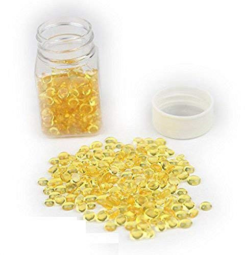 Keratin Glue Granules/Beads/Hot Melt Grain for Pre-Bonded Human Hair Extensions Fusion Hair Tools 400PC (Yellow)