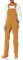 Dickies Women's Double Front Bib Overalls, Rinsed Brown Duck, Medium