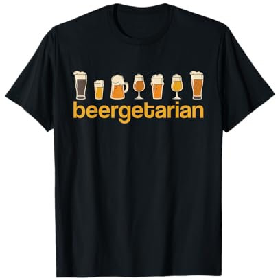 Beergetarian: Para Amantes Cerveza Divertida y Chistosa Camiseta