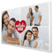 wandmotiv24 Leinwandbild 260 g/m ² - Foto-Collage mit 3 Fotos - Fotogeschenk Freund und Freundin zum Jahrestag - Kunstdruck querformat 30x20cm (BxH) - Ich Liebe Dich - M0026