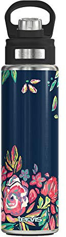Tervis Live Bold Bouquet - Bicchiere isolante, in acciaio INOX