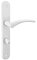 THIRARD - Ensemble de Poignées pour Porte Intérieure Hebe - Acier Embouti - Usage Salle de Bain et Toilette - Fermeture à Condamnation - Carré 7 mm - Entr'Axes 165 mm - Finition Laqué Blanc