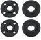 Mutai 2Set Angle Grinder Blade Flange Lock Nuts with 5/8 inch - 11 Threaded for De-walt Ryobi Milwaukee Black & Decker Metal Inner Outer Flange Nut 224399-1 193465-4 224568-4 Parts