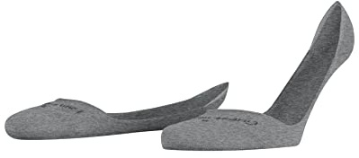Burlington Herren Füßlinge Carrington M In Baumwolle unsichtbar gemustert 1 Paar, Grau Light Grey 3400, 39-42